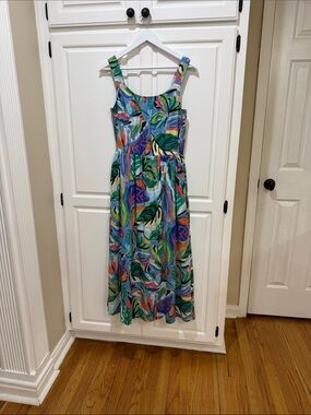 NIC+ZOE Sophie smocked cotton dress